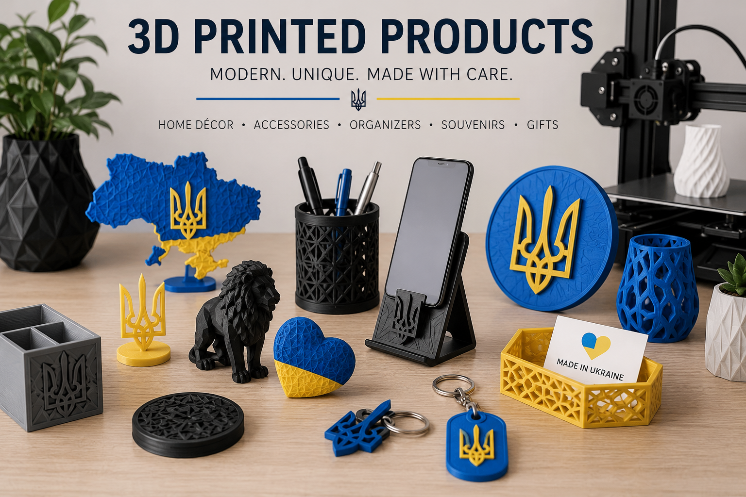 3D-друковані товари: сучасні вироби для дому, подарунків та щоденного використання